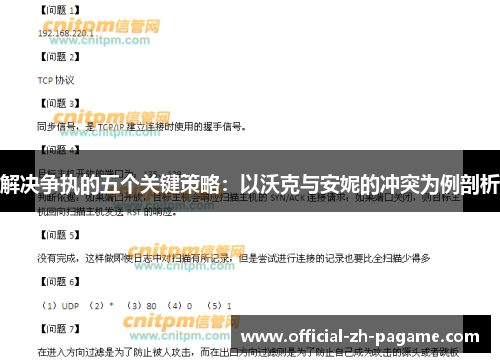 解决争执的五个关键策略：以沃克与安妮的冲突为例剖析