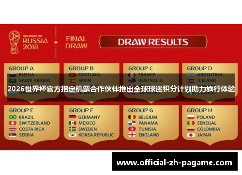 2026世界杯官方指定机票合作伙伴推出全球球迷积分计划助力旅行体验